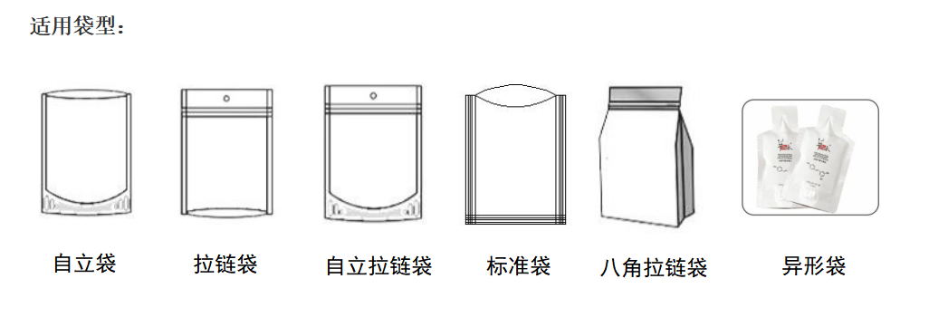 适用袋型